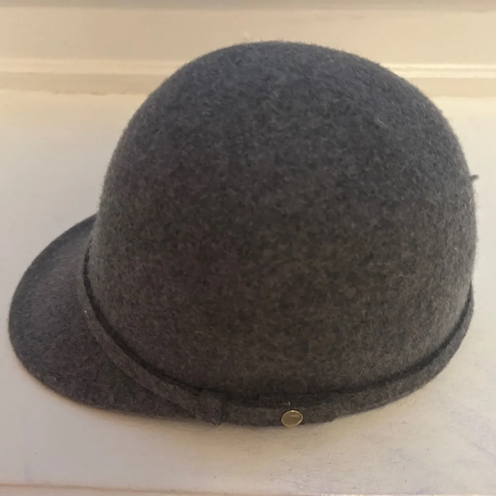 Jacadi Dark Gray Felt Hat with Brim